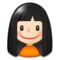 Girl - Light emoji on Samsung